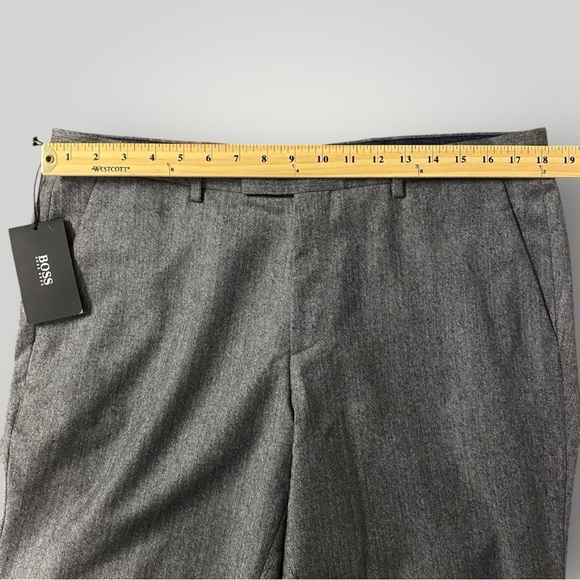 NWT BOSS Hugo Boss Wool Trousers Sz 36R - Picture 10 of 12